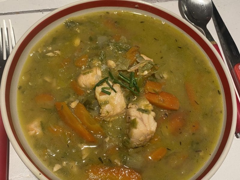 Cliquez pour zoomer ! Soupe de saumon à la finlandaise Thermomix par originebike
