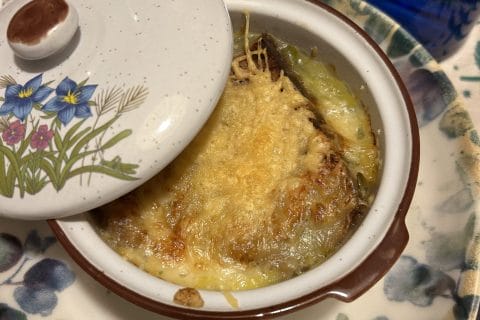 Cliquez pour zoomer ! Soupe de poireaux gratinée Thermomix par originebike