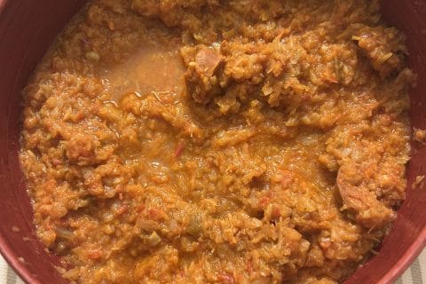 Cliquez pour zoomer ! Fondue de fenouil au chorizo Thermomix par originebike