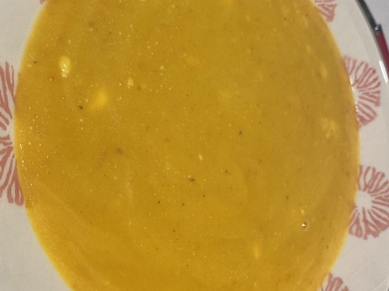 Cliquez pour zoomer ! Crème de potimarron à la ricotta Thermomix par originebike