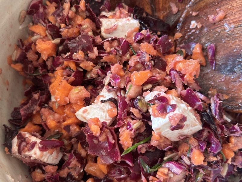Cliquez pour zoomer ! Salade de chou-rave, carotte et pomme Thermomix par originebike