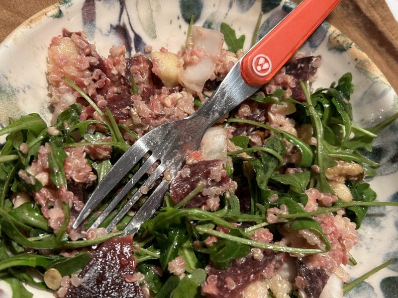 Cliquez pour zoomer ! Salade de quinoa, betterave et feta Thermomix par originebike
