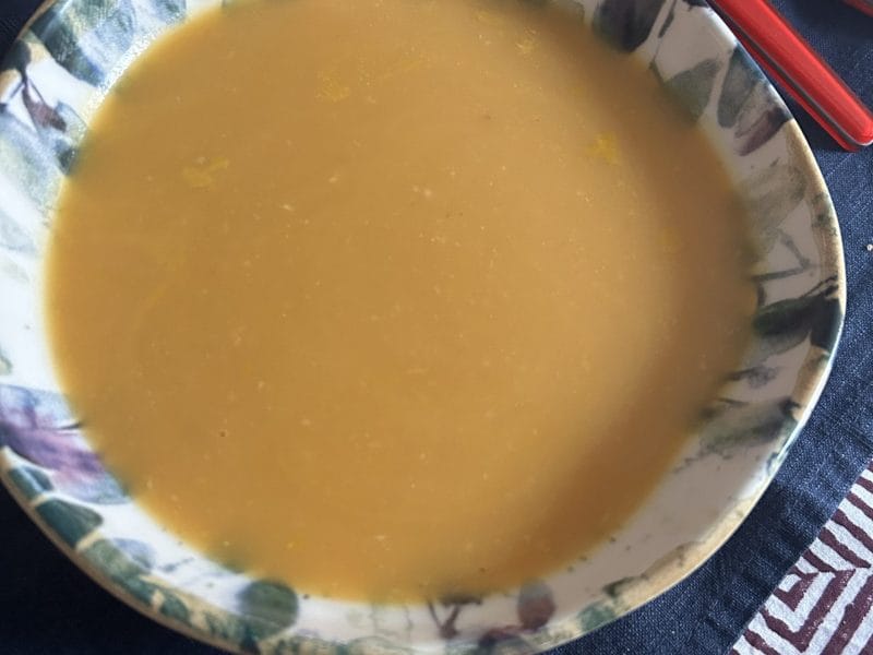 Cliquez pour zoomer ! Crème de patate douce au gingembre Thermomix par originebike