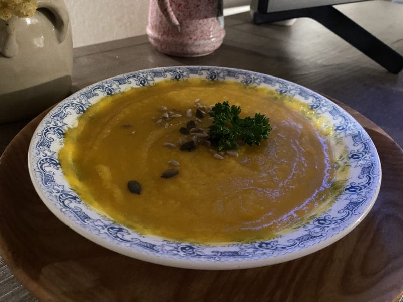 Cliquez pour zoomer ! Velouté de radis noir et carottes Thermomix par originebike