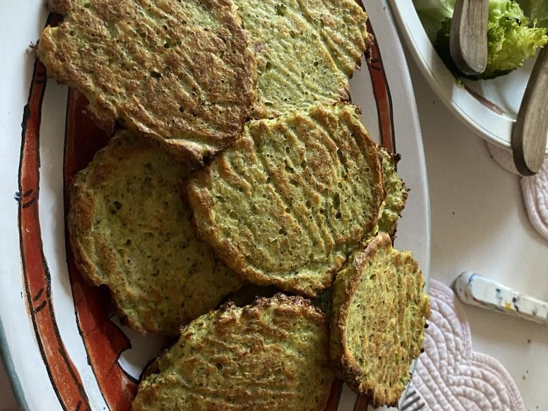 Cliquez pour zoomer ! Galettes de brocolis Thermomix par originebike