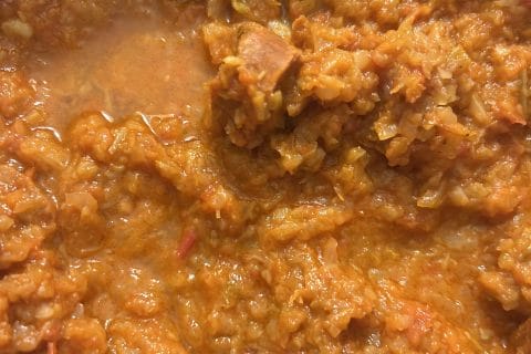 Cliquez pour zoomer ! Fondue de fenouil au chorizo Thermomix par originebike