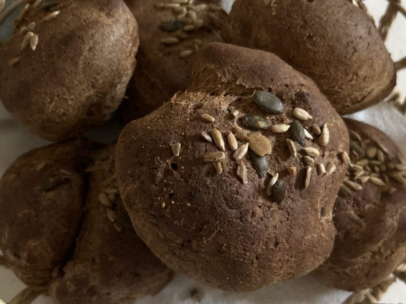 Cliquez pour zoomer ! Petits pains amande et sarrasin Thermomix par originebike