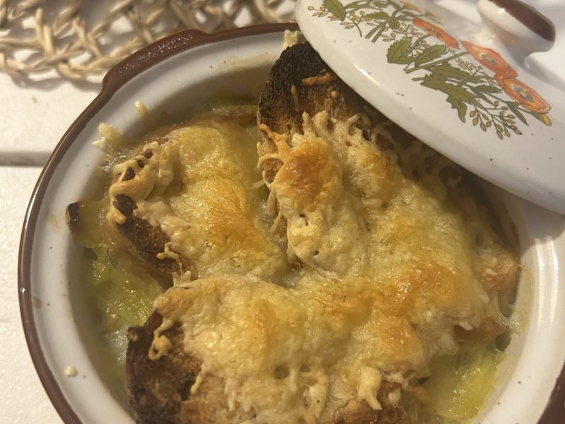 Cliquez pour zoomer ! Soupe de poireaux gratinée Thermomix par originebike