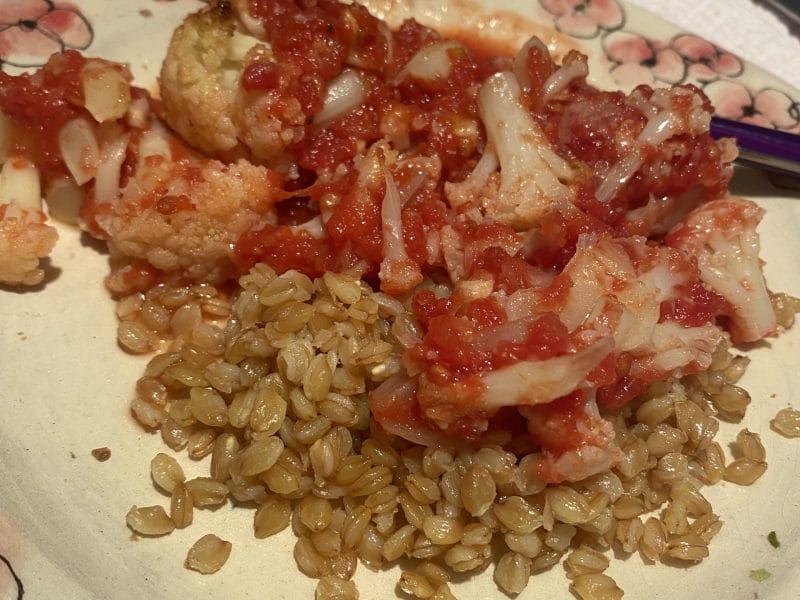 Cliquez pour zoomer ! Chou-fleur à la parmesane Thermomix par originebike