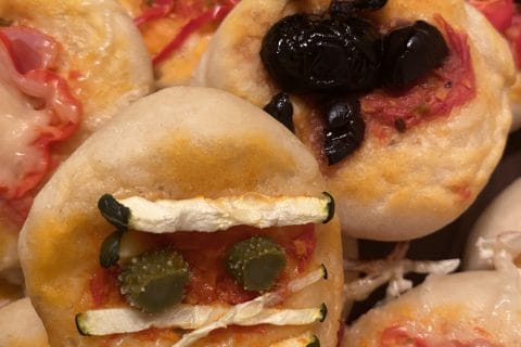 Cliquez pour zoomer ! Mini pizzas Halloween Thermomix par originebike