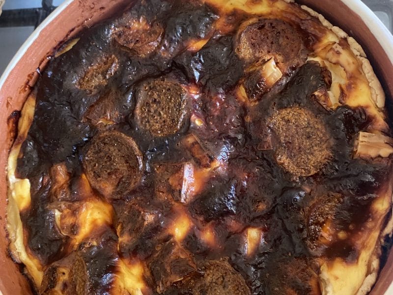 Cliquez pour zoomer ! Quiche fenouil, chèvre et chorizo Thermomix par originebike