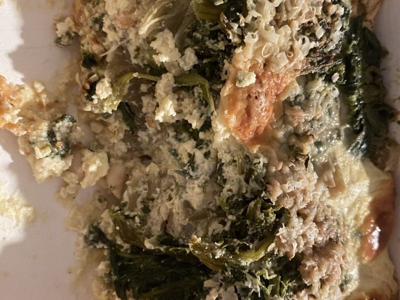 Cliquez pour zoomer ! Gratin de blettes à la ricotta Thermomix par originebike