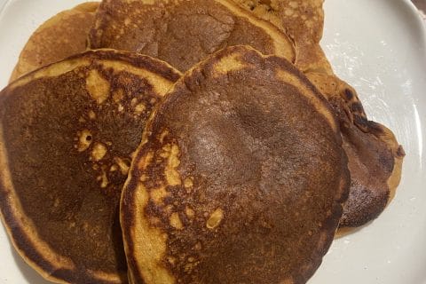 Cliquez pour zoomer ! Pancakes à la patate douce Thermomix par originebike
