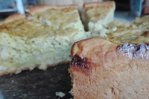 Cliquez pour zoomer ! Zwiebelkuchen – gâteau aux oignons au Thermomix