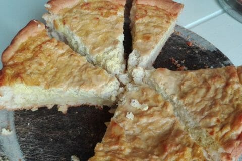 Cliquez pour zoomer ! Zwiebelkuchen – gâteau aux oignons au Thermomix