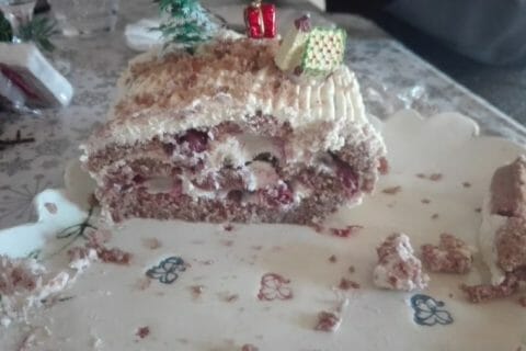 Cliquez pour zoomer ! Bûche forêt noire au Thermomix