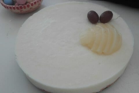 Cliquez pour zoomer ! Bavarois aux framboises Thermomix par originebike