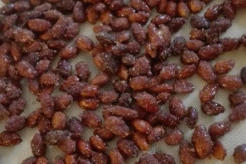 Cliquez pour zoomer ! Amandes grillées à la cannelle et au miel au Thermomix