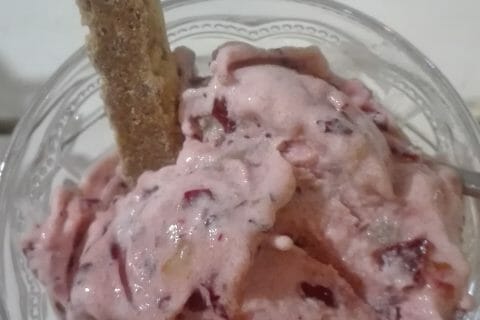Cliquez pour zoomer ! Sorbet aux cerises au Thermomix