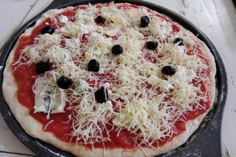 Cliquez pour zoomer ! Pizza 4 fromages Thermomix par originebike