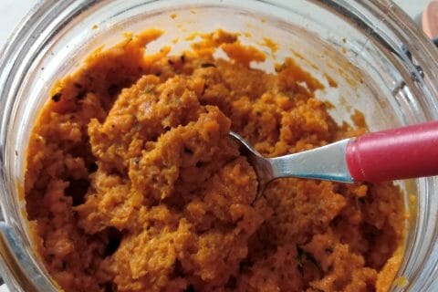 Cliquez pour zoomer ! Tartinade carottes et tomates Thermomix par originebike