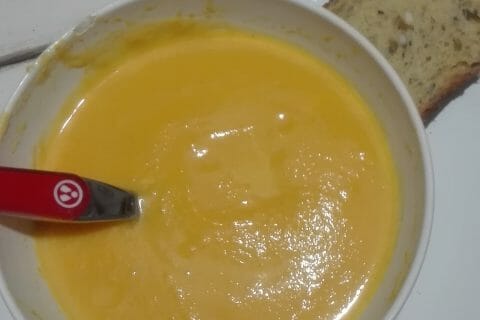 Cliquez pour zoomer ! Velouté carottes et navets au curry au Thermomix