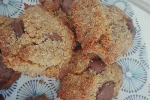Cliquez pour zoomer ! Cookies au pain rassis et pépites de chocolat Thermomix par originebike