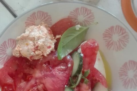 Cliquez pour zoomer ! Crème de poivrons à la feta au Thermomix