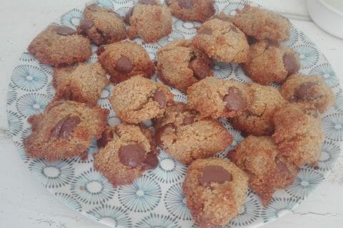 Cliquez pour zoomer ! Cookies au pain rassis et pépites de chocolat Thermomix par originebike