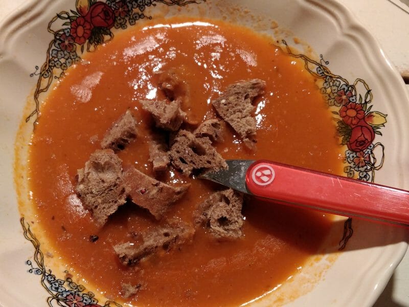 Bisque de crevettes au Thermomix Cookomix