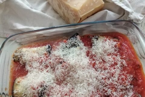 Cliquez pour zoomer ! Roulés d’aubergines au jambon Thermomix par originebike