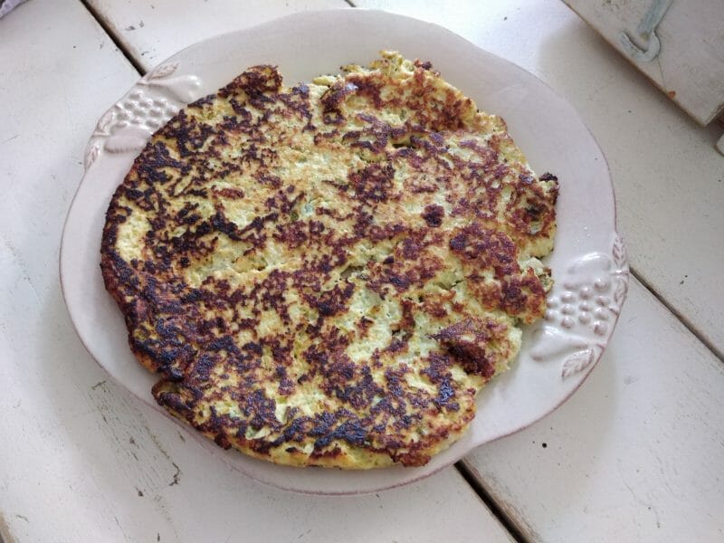 Cliquez pour zoomer ! Tortilla de courgettes Thermomix par originebike