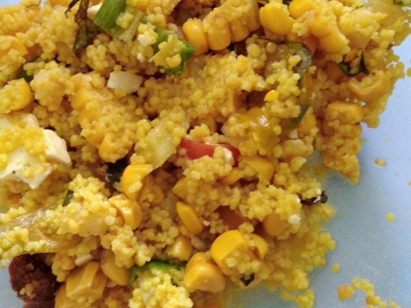 Cliquez pour zoomer ! Salade de couscous façon taboulé Thermomix par originebike