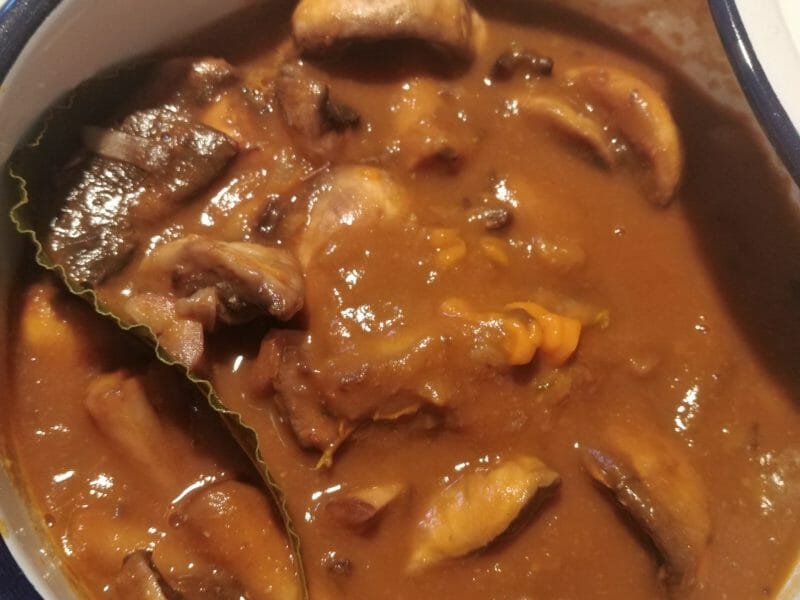 Cliquez pour zoomer ! Champignons à la grecque Thermomix par originebike