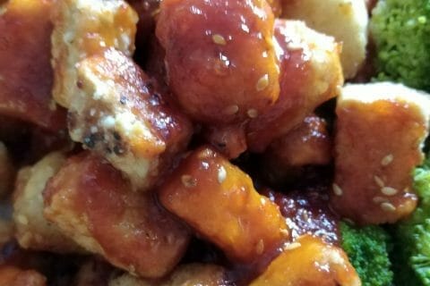 Cliquez pour zoomer ! Tofu sauté aux graines de sésame Thermomix par originebike