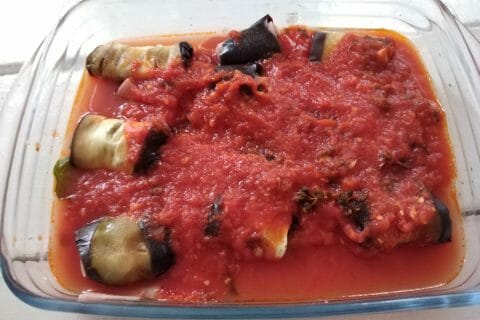 Cliquez pour zoomer ! Roulés d’aubergines au jambon Thermomix par originebike