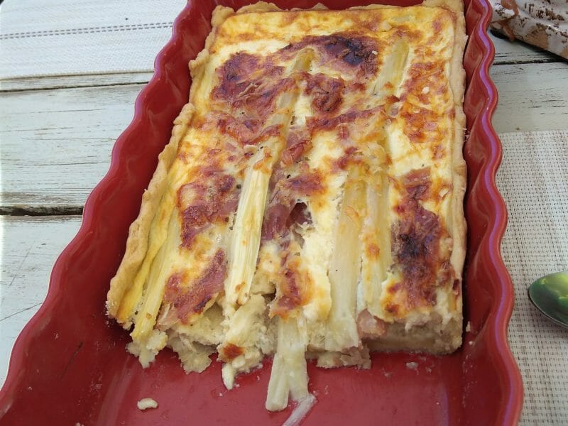 Cliquez pour zoomer ! Tarte asperges et jambon Thermomix par originebike