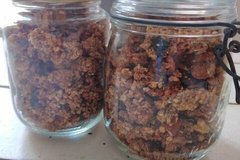 Cliquez pour zoomer ! Granola dattes et banane Thermomix par originebike