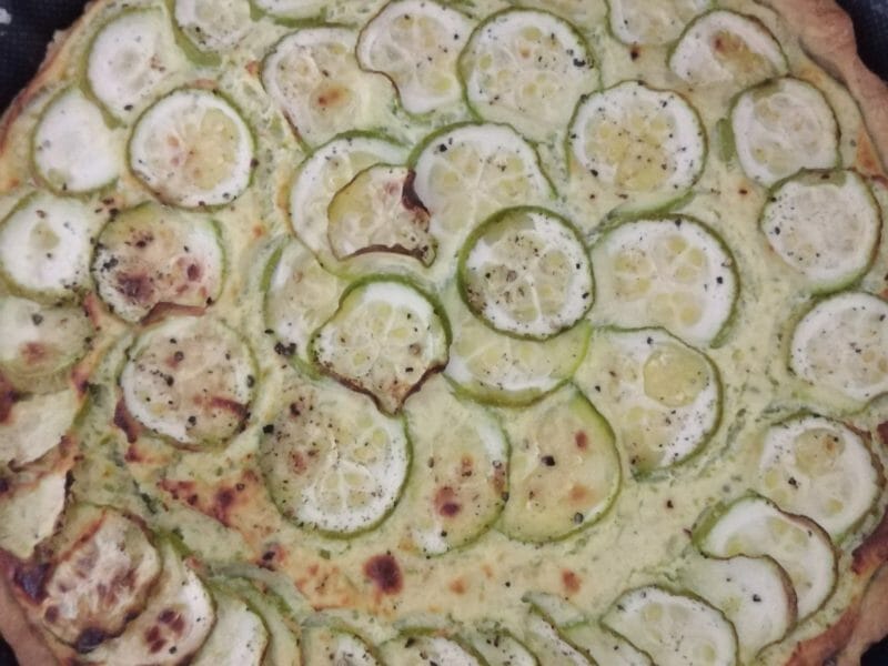Cliquez pour zoomer ! Tarte courgettes et ricotta Thermomix par originebike