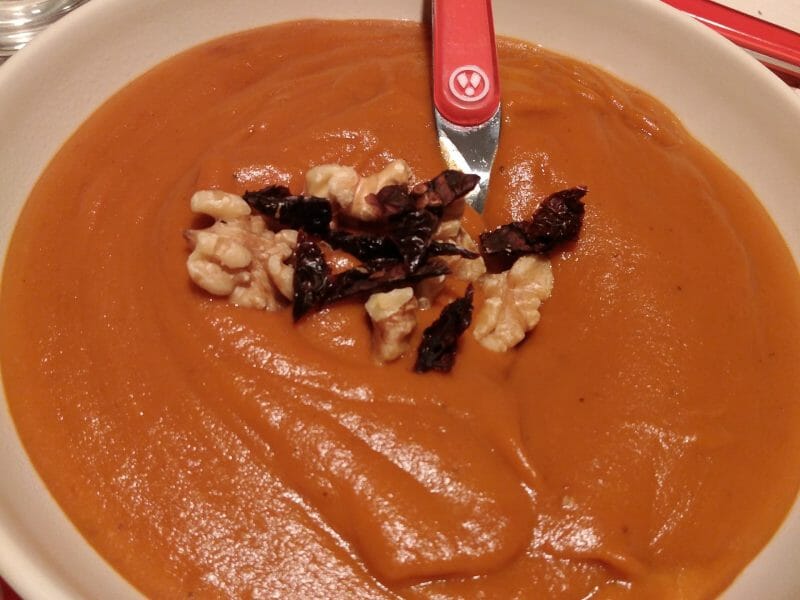 Cliquez pour zoomer ! Velouté de carottes et tomates séchées Thermomix par originebike