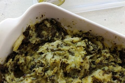 Cliquez pour zoomer ! Purée de pommes de terre à l’ail des ours Thermomix par originebike