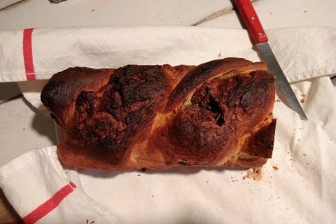 Cliquez pour zoomer ! Cozonac – Brioche roumaine aux noix et chocolat Thermomix par originebike