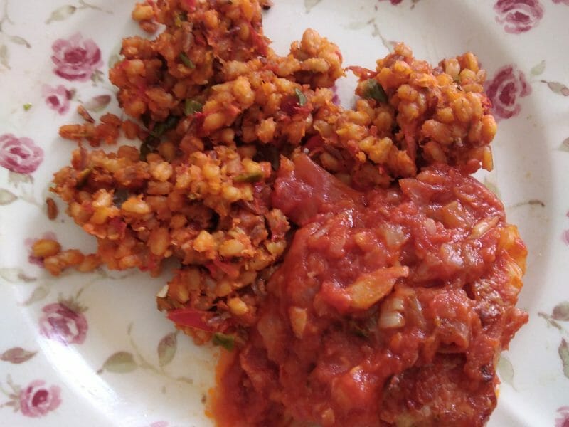 Cliquez pour zoomer ! Quinoa sauce basquaise Thermomix par originebike