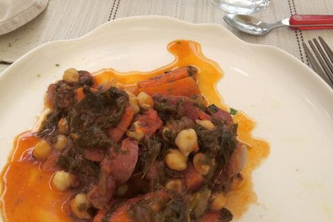 Cliquez pour zoomer ! Ragoût de pois chiches au chorizo et épinards Thermomix par originebike