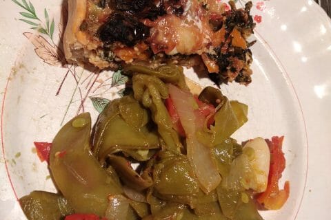 Cliquez pour zoomer ! Quiche aux épinards et au poivron rouge Thermomix par originebike