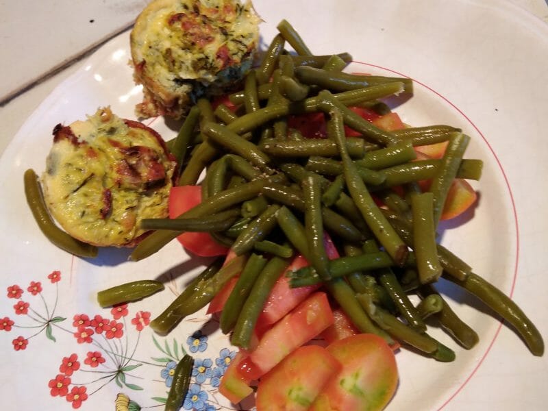 Cliquez pour zoomer ! Mini frittatas à la courgette et chèvre Thermomix par originebike
