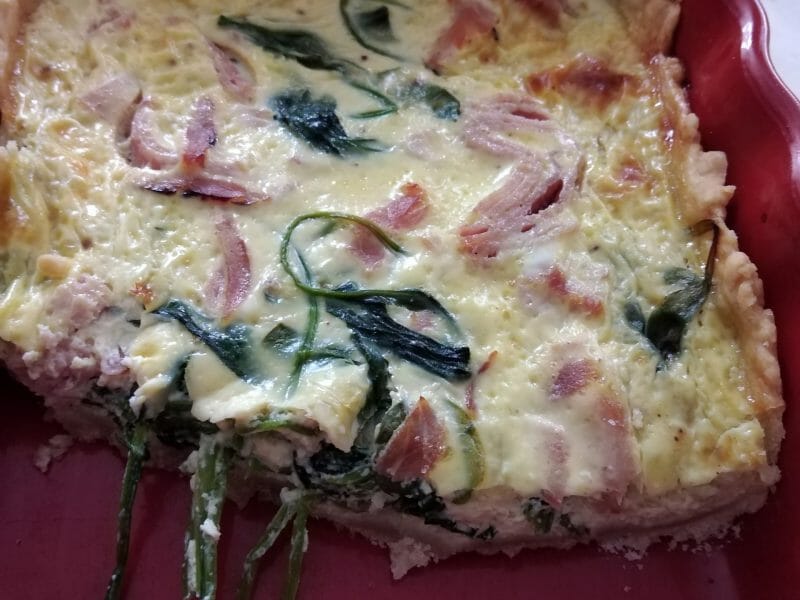 Cliquez pour zoomer ! Quiche aux fanes de radis Thermomix par originebike
