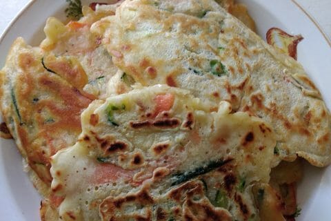 Cliquez pour zoomer ! Yachaejeon – Pancakes de légumes coréens Thermomix par originebike