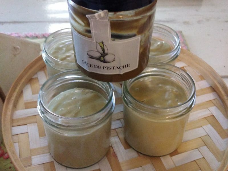 Cliquez pour zoomer ! Crème dessert à la pistache Thermomix par originebike