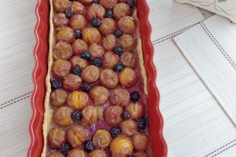 Cliquez pour zoomer ! Tarte aux mirabelles Thermomix par originebike